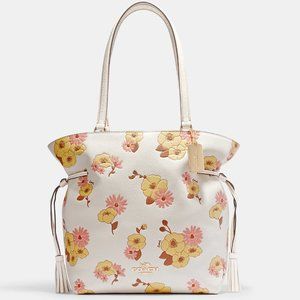 🌿🌺 Coach Andy Tote With Floral Cluster Print